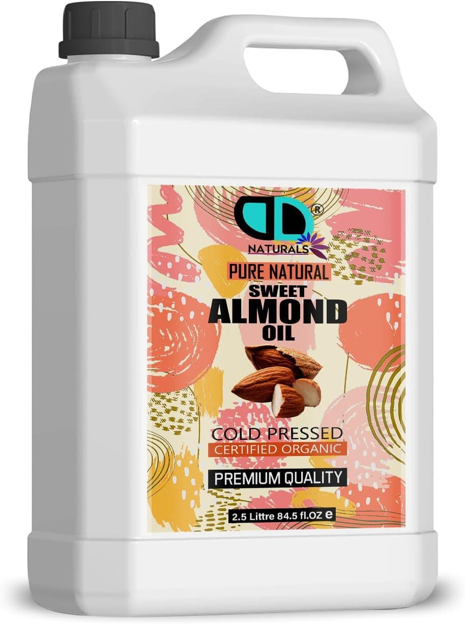 Almond Oil Pure Sweet Almond Oil Massage Oil Suited to Dry Sensitive Skin Moisturizing Hair Nails Cuticles Ears Face Body Stretch Marks1000ml Spray