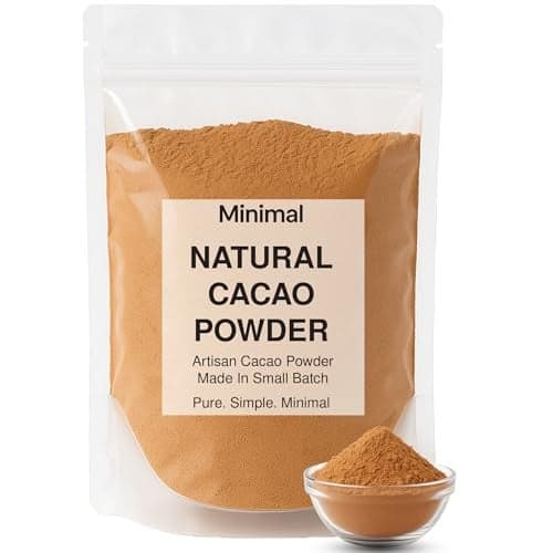 Minimal Unsweetened Cacao Powder - 150g for Baking, Smoothies & Hot Chocolate – Rich in Antioxidants, Vegan, Gluten-Free Cocoa Powder