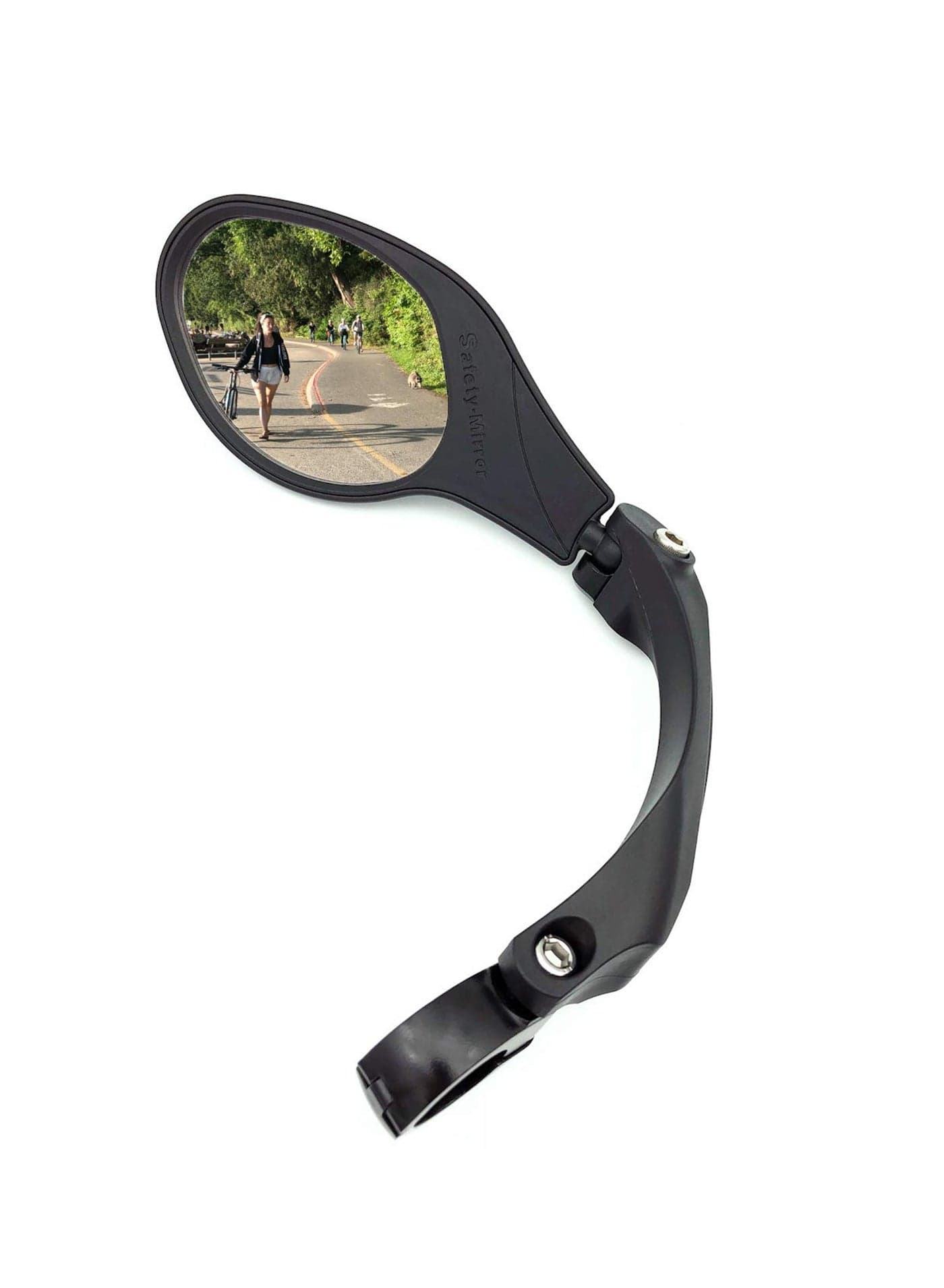 Handlebar Bike Mirror Stainless Steel Mirror Bicycle Rearview Mirror HF - MR081 (Left) Upgraded Bike Mirror Handlebar Mount Set Great for Bike