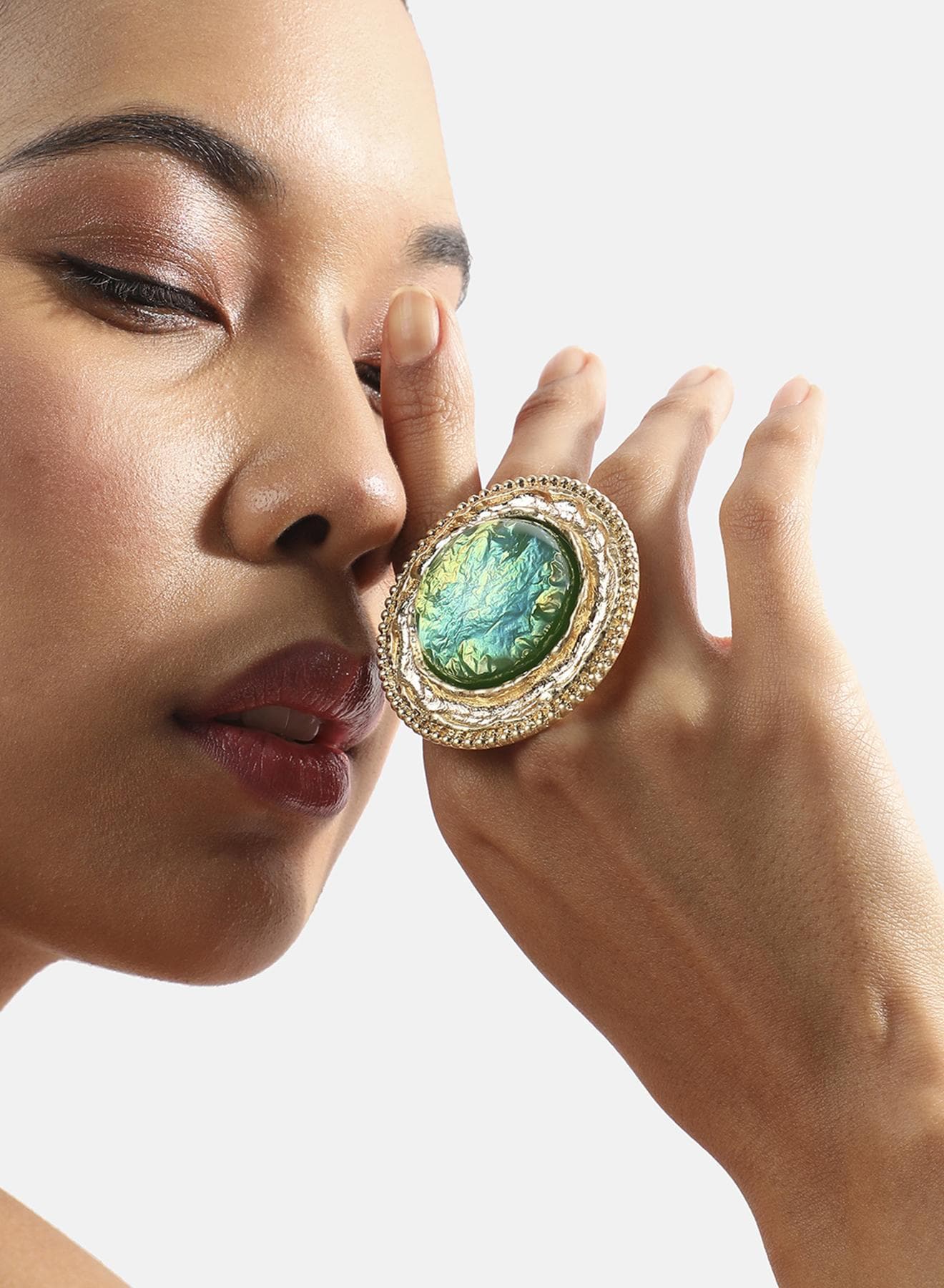 Riverie Opulence Statement Artificial Ring Jewellery