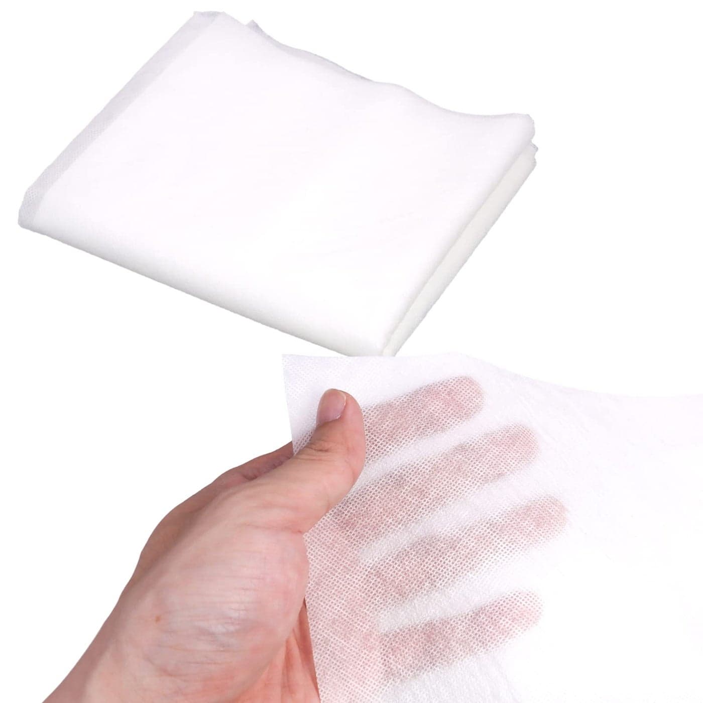 WashAway Water Soluble Stabilizer 10 x 3 Yard Light Weight DGQ Non Woven Wash Away Machine Embroidery Topping Embroidery Stabilizer Backing for Sewing Craft