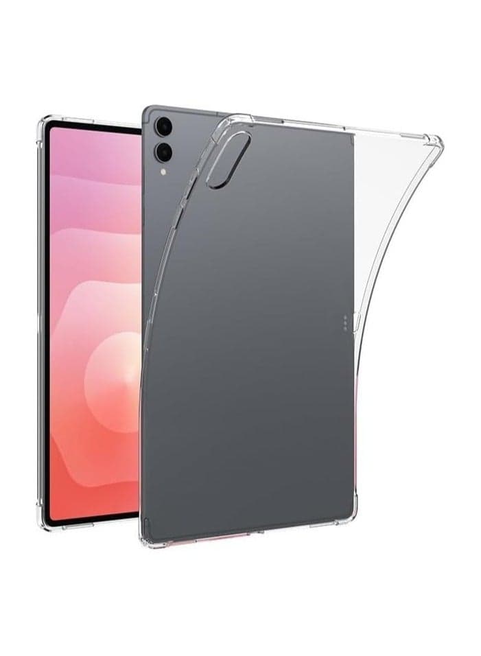 Clear Protective Case Compatible with Samsung Galaxy Tab S11 Ultra 14.6-inch 2025 Tablet (SM-X930/X936B) Four-corner airbag transparent shell Soft TPU shockproof protective case