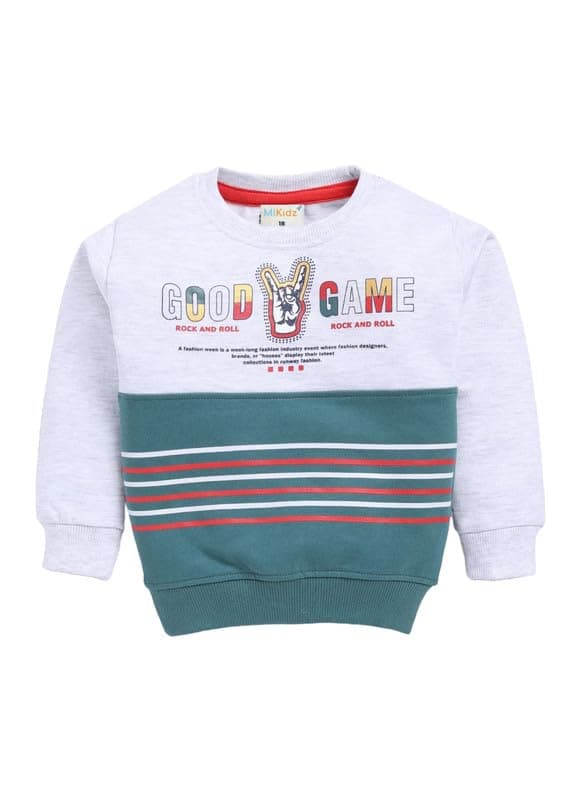 MI Kidz Pure Cotton Winter Full Sleeves Sweatshirts