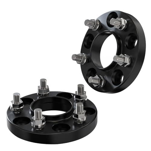 20mm Hubcentric Black Wheel Spacers 5x115 Compatible For Dodge Charger 2006-2022, Challenger 2008-2022, Magnum 2005-2008, Compatible For Chrysler 300c 2005-2022 (2pcs 71.6mm M14x1.5) Spacer