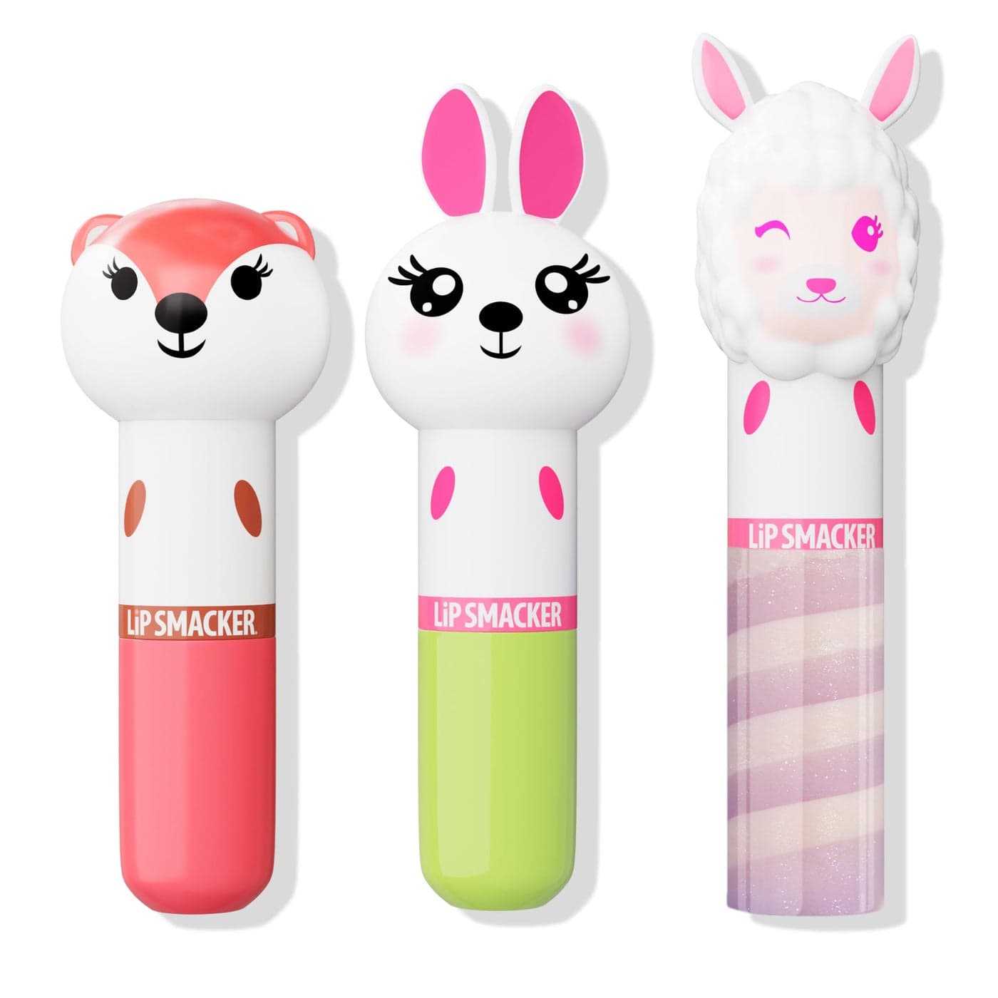 Lip Smacker Lippy Pals Unicorn Panda Kitten Lip balm for Kids Foxy Apple Hoppy Carrot Cake Strawberry Llama