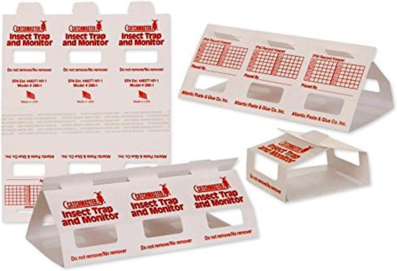 Insect Trap Monitors 288i No Chemicals NonToxic Glue Traps 5 Glue Boards 15 Monitors
