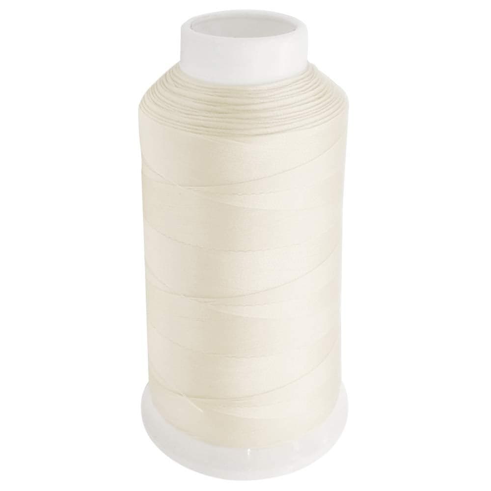 Desirable Life Bonded Nylon N66 Sewing Thread 1500 Yards Size 69 T70 210D3 for Leather Denim Hand Machine Craft Shoe Bag Repairing Strong Heavy Duty High Temperature Resistant Waterproof Cream