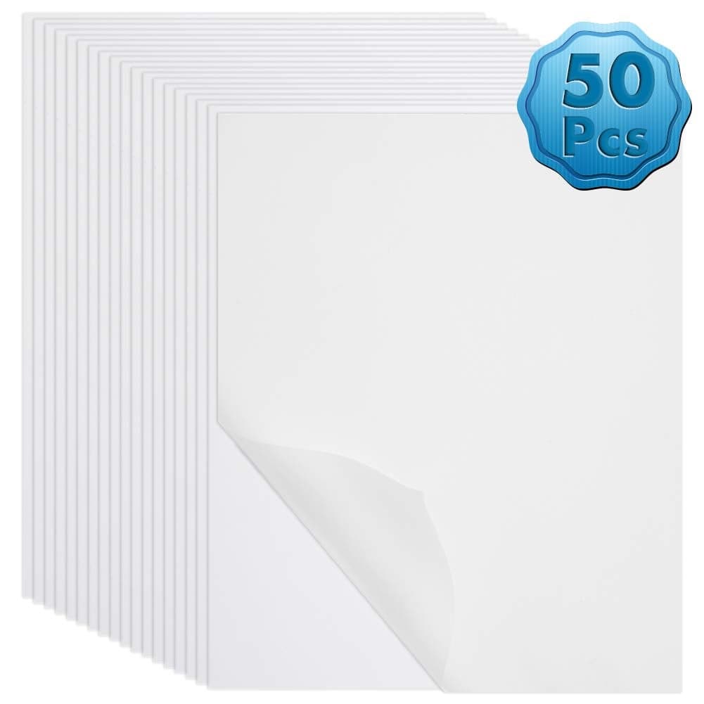 Cridoz 50 Sheets Vellum Paper 85 x 11 Inches Translucent Clear for Printing Sketching Tracing Drawing Animation