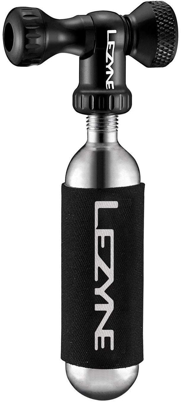 Lezyne Control Drive CO2 Bicycle Inflator & 16g Cartridge| Presta & Schrader Compatible, Bicycle Tire Pump, Mountain & Road Bikes.