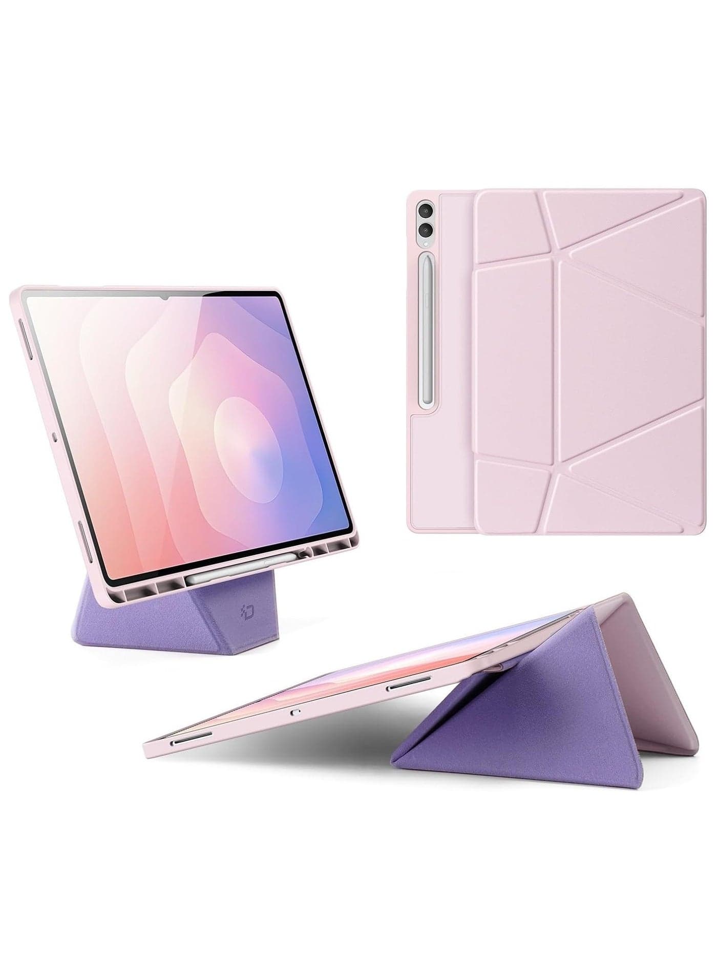 Case for Samsung Galaxy Tab S11 Ultra 14.6 inch 2025 Tablet Floating Elevation 4.5cm Multiple Angles Folding Stand Leather Case with Auto Wake/Sleep