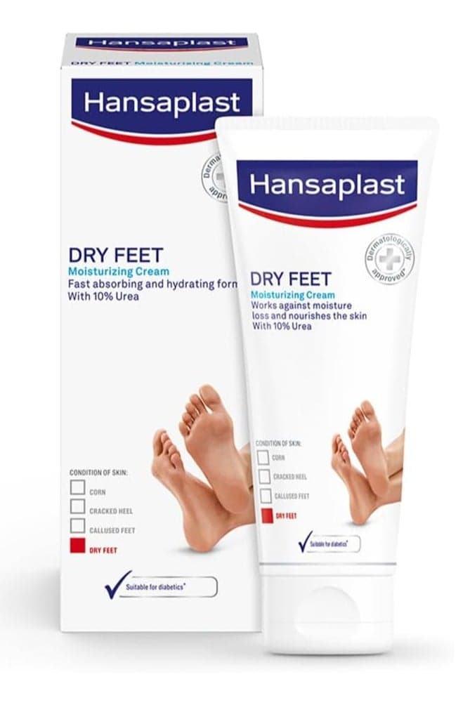 Hansaplast Regenerating Foot Cream Foot Care With Urea For Dry And Rough Feet Moisturizing Cream Protects Against Callus Formation 100ml