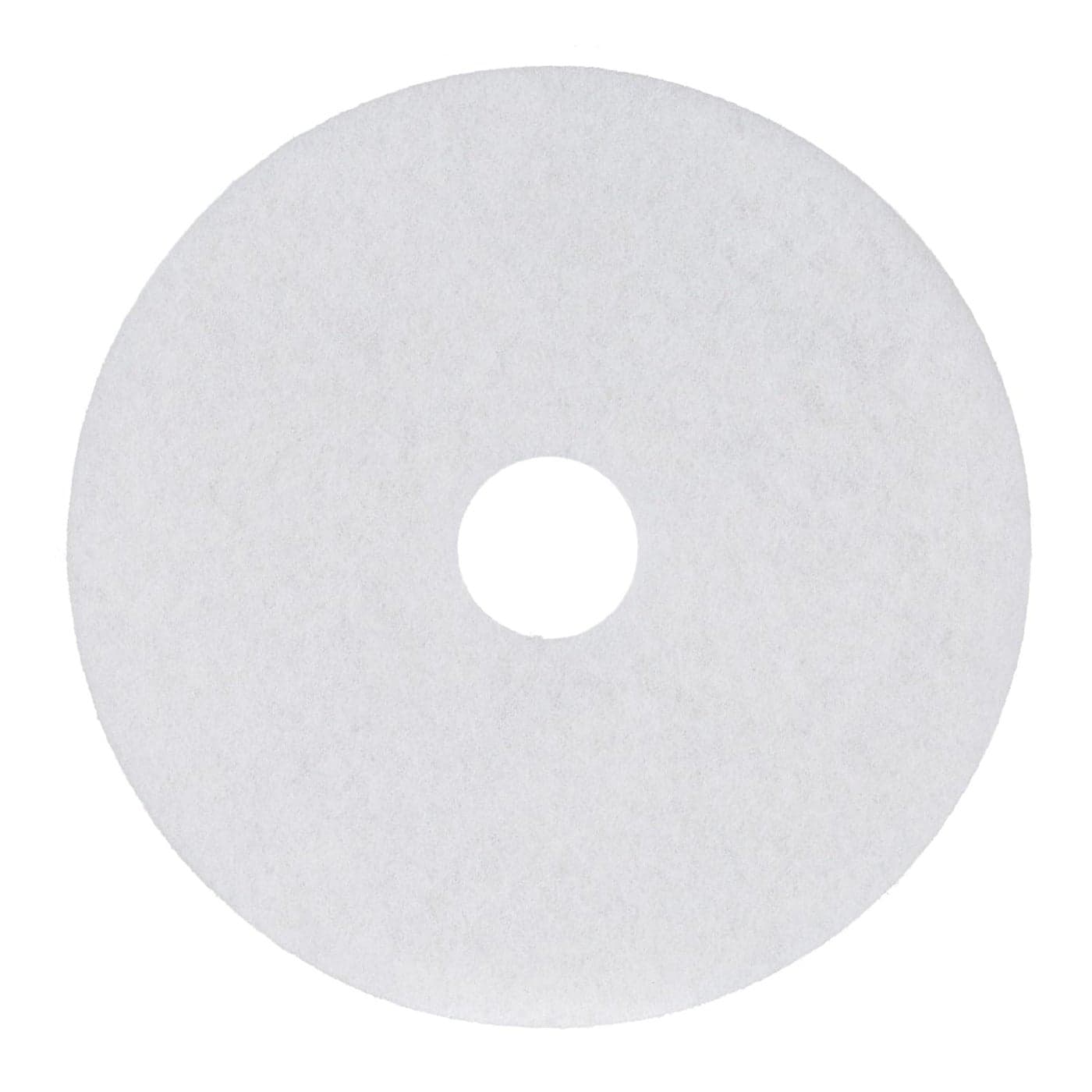 Boardwalk Polishing Floor Pads 17 Diameter White 5Carton