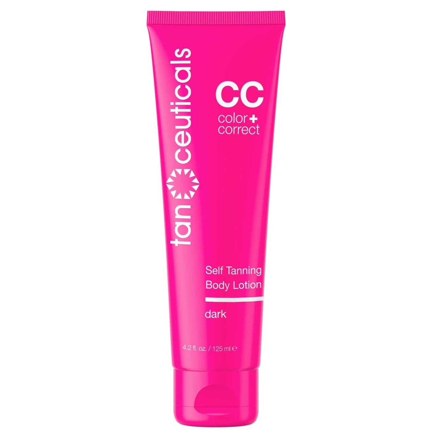 Tanceuticals Self Tanner Dark Self Tanning Lotion for Body Gives Natural Looking Long Lasting Sunless Tan Quick Fake Tan Bronze Glow Fresh Coconut Scent Healthy Ingredients Dark