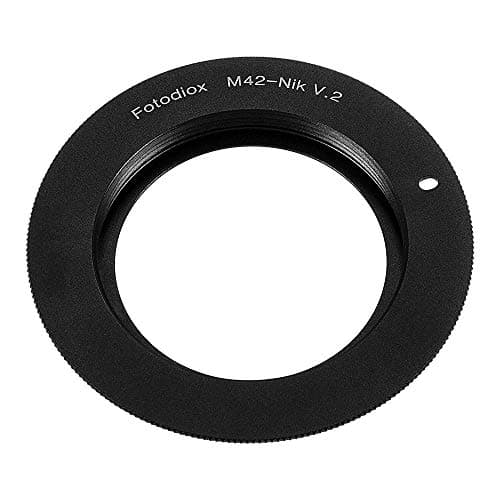 Fotodiox Lens Mount Adapter Compatible with M42 Type 2 Lenses to Nikon F-Mount Cameras
