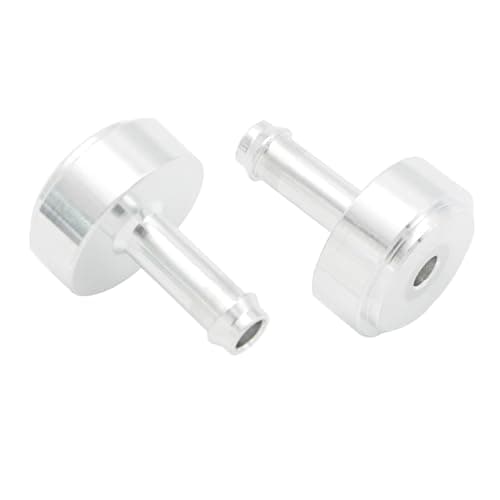 KRD PERFORMANCE 1463mm Weld On Hose Barb Tail Nipple ON Bung Weldable Fitting Adaptor Billet 6061 Aluminium Pack of 2