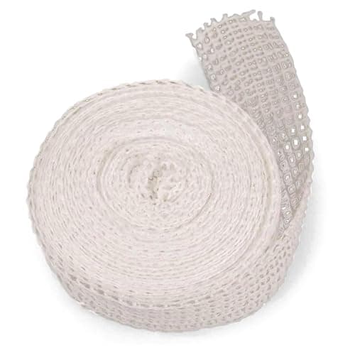 The Sausage Maker® 50ft Meat Netting Roll Size 16, Elastic Butchers Twine Cooking String Food Net for Small Roasts, Large Pork Loin, USA Made, BPA Free Stretchable Poly-Cotton Mesh, 4.5" Dia