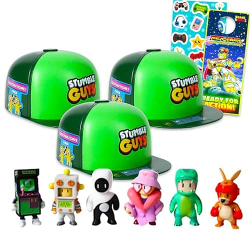 Stumble Guys Stumble Guys Mystery Toys Set 3 Pack Blind Bags Plus More Mini Figures for Boys and Girls