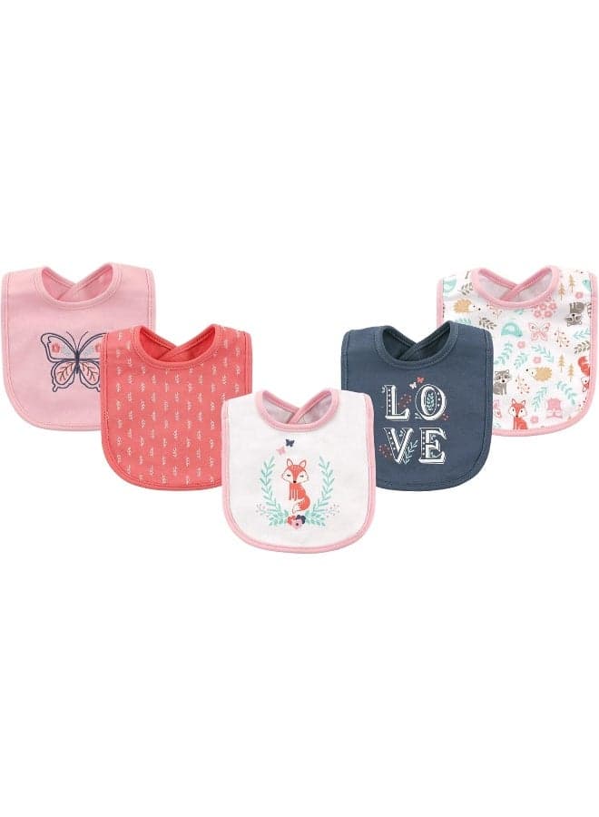 Hudson Baby Unisex BabyCotton Bibs