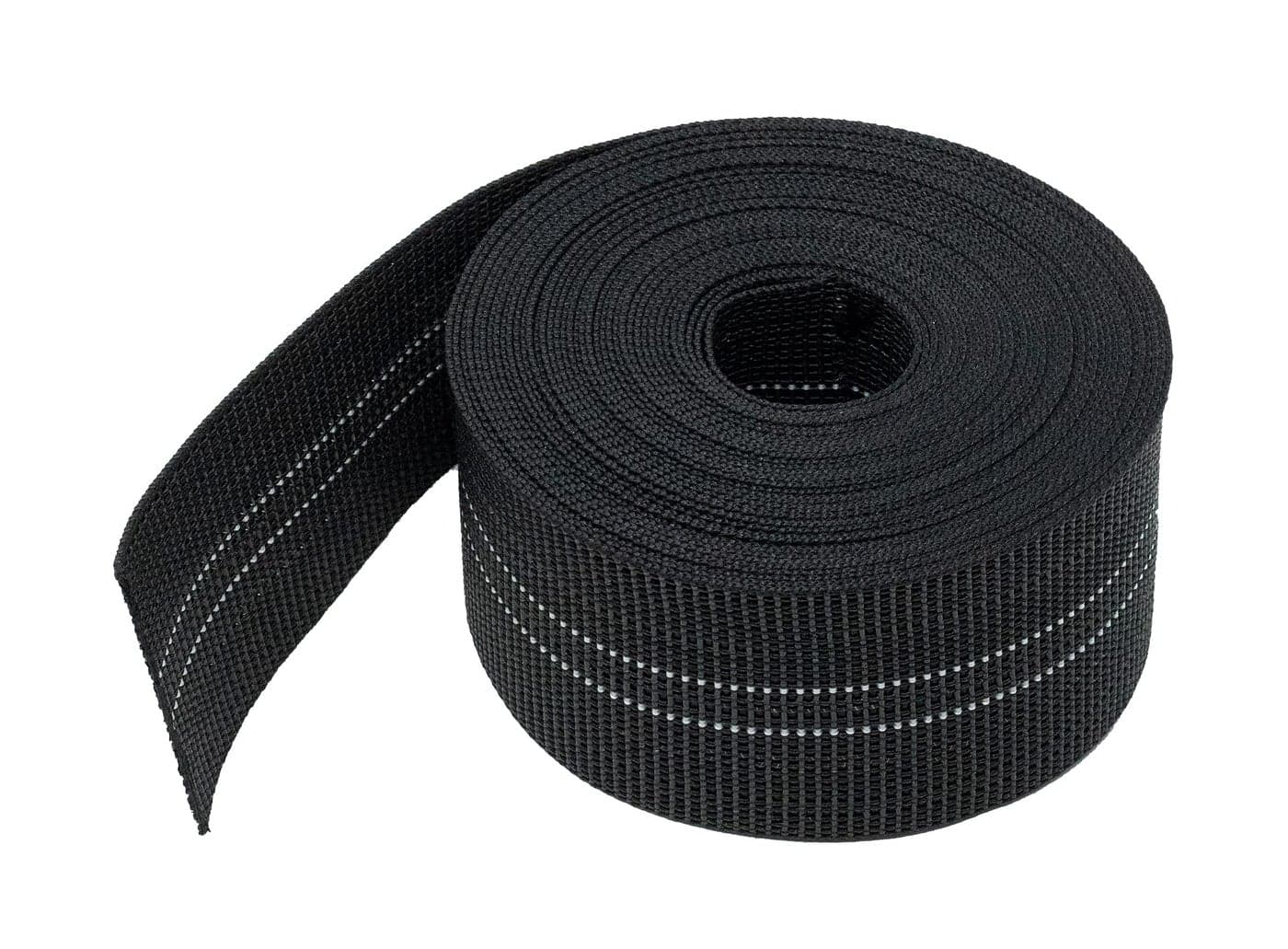 House2Home Webbing for Lawn Chairs and Furniture Upholstery Webbing to Repair Couch Supports for Sagging Cushions 3 Inch Wide by 60 Foot Roll 10 Stretch Elastic Chair Webbing Replacement