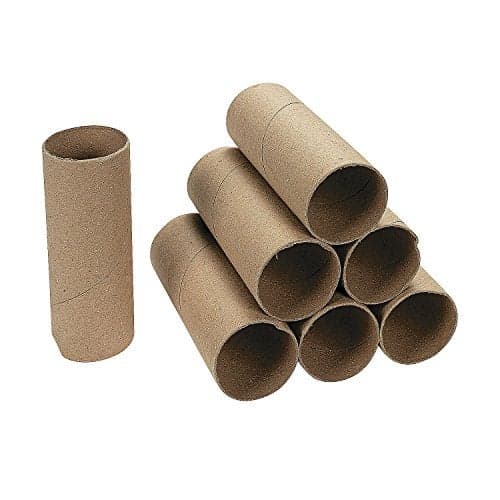 Fun Express 45 x 175 Brown Cardboard Craft Rolls Perfect for DIY Projects Kids Crafts School Projects and Creative Fun 24 Pack