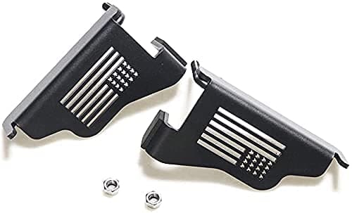 Bestaoo Black Exterior Door Hinge Front Foot Peg Rest Pedal for 19972006 Jeep Wrangler TJ 1 Pair