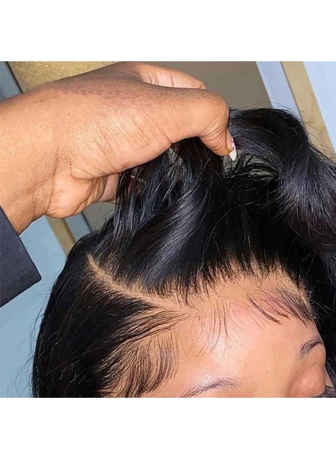 13x4 Full Lace Frontal Closure Ear To Ear 130% Density Free Part Straight Brazilian Virgin Human Hair Lace Frontal With Baby Hair For Black Women Natural Color 12 inch(13X4 lace frontal, 12)