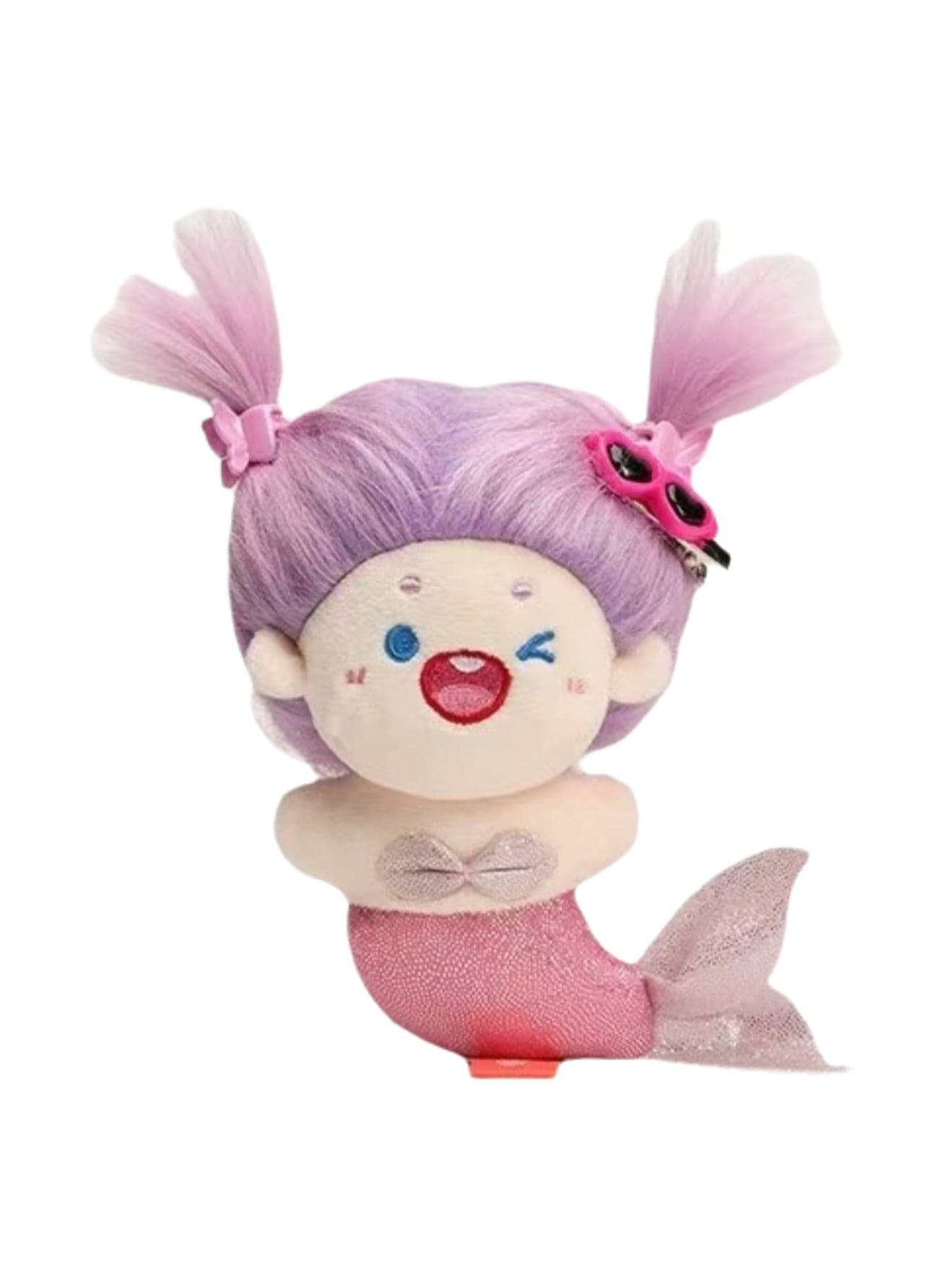 Diy Hairstyle Mermaid Plush Doll, Cute Plush Doll, Creative Gift For Friends (Purple-Haired Mermaid Doll)