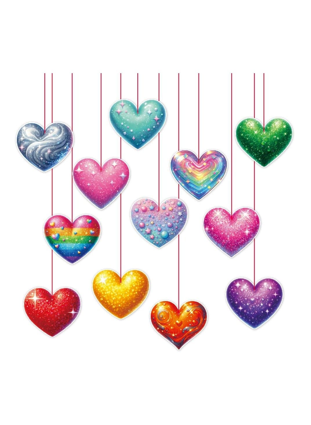 12 Love pendants for Valentine's Day parties
