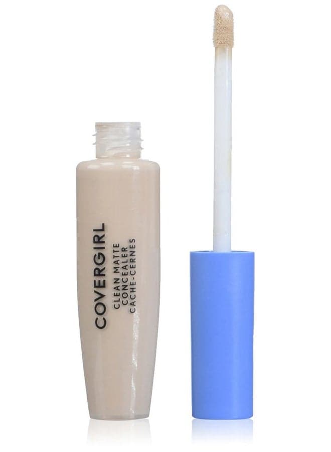 Clean Matte Concealer, Oil-Free, Lightweight Formula, Blendable, Natural-Looking Coverage, 100% Cruelty-Free