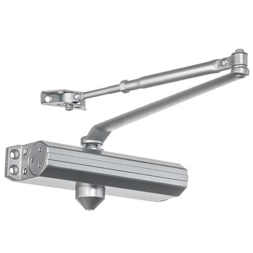 Dynasty Door Closer Adjustable Spring Size 3-6 Hydraulic Automatic Door Closer Series 1636 (Aluminum)