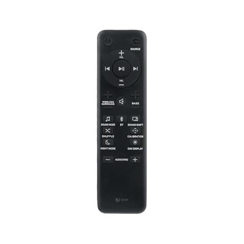 7SEVEN® Compatible with JBL Sound Bar Remote Suitable for Model BAR 2.1, 3.1 & 5.1 Products Not Required to Pair Remote Control with Speaker Device