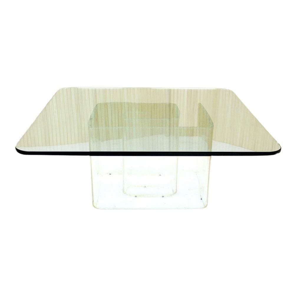 Khushi Decors Dinning Table Top Glass Centre Side Table Top Centre Glass for Office Bedroom Living Room Coffee Table Multi Use 18x18 Inch 12 mm RG