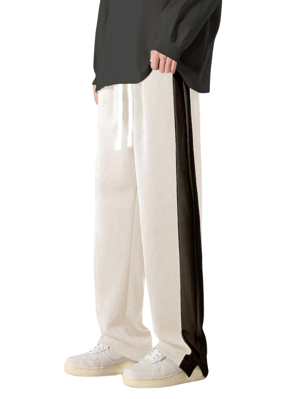 GRECIILOOKS Regular Men Trouser (GL-TP-1033_White