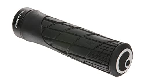 Ergon GA2 Fat MTB All-Mountain Bike Grips – Ergonomic, Adjustable, Soft German Rubber for Trail, XC, Freeride & Bikepacking, Black