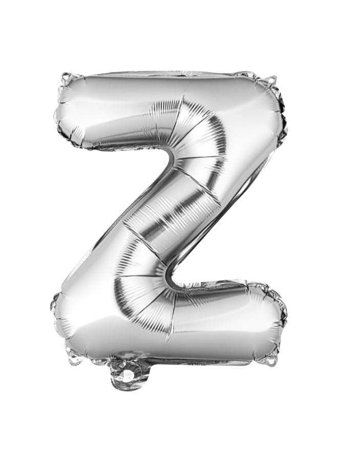 Giant Silver Letter Z Balloon Foil Helium Big Single Mylar Balloon Birthday Party Decoration Supply Baby Shower Event