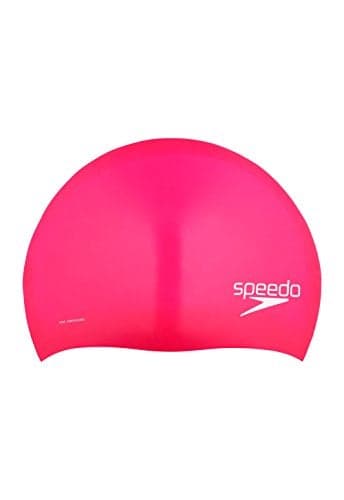 Speedo UnisexAdult Swim Cap Silicone Long Hair