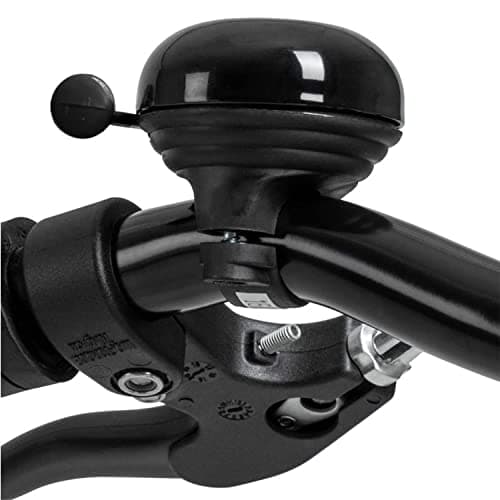 Eenty Black Bicycle Bell for Adults and Kids Classic Loud Crisp Clear Sound Handlebar Ring Bell for Bicycle
