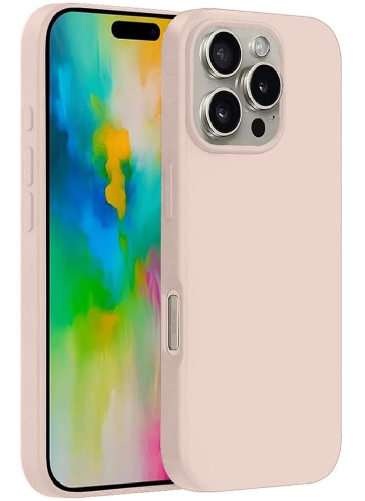 "Ultra Slim Liquid Silicone Case for iPhone 16 Pro Max – Soft Anti-Scratch Lining & Drop Protection"