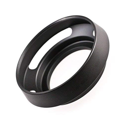 Metal 37mm Lens Hood Shade Compatible for Olympus E-M10 IV III E-PL7 w/Zuiko 14-42mm Lens, Compatible for LUMIX GX85 w/G 12-32mm Lens