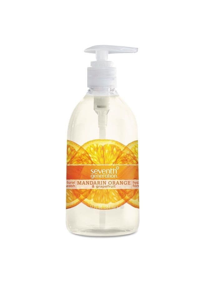 Hand Wash, Mandarin Orange & Grapefruit Scent, 12oz