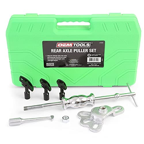 OEMTOOLS 27202 Rear Axle Puller Set | Pull Rear Axle & Bearing for Axle Replacement & Repair | Slide-Hammer Powered for Extra Pull, Works When Other Tools Don’t | Includes Instructions & Carrying Case