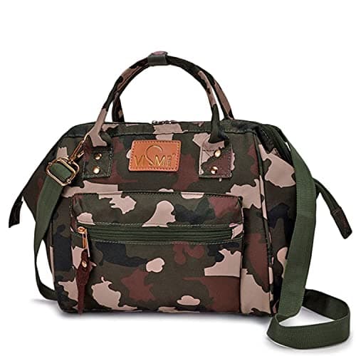 VISMIINTREND Mini Diaper Bag for Baby | Small Nappy Bags for Mother | Maternity Travel Handbag | Hospital Bags for Mom | Baby Shower Gift for Mom | Gifts for New Born Baby Boy Girl | Green