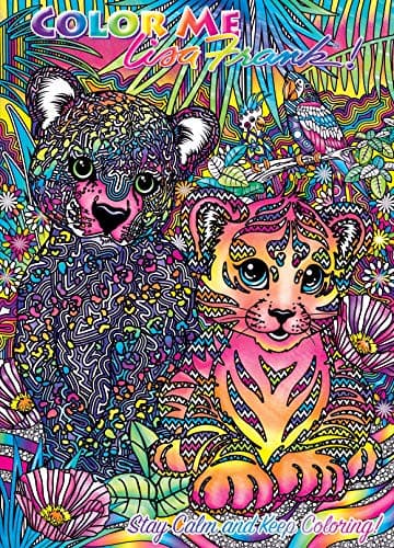 Lisa Frank 80 Page Advanced Coloring Activity Book 45990 Bendon