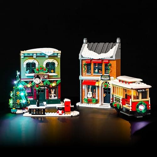 Hilighting Upgraded Led Light Kit for Lego Holiday Main Street Building Set Compatible with Lego 10308 Model Not Included