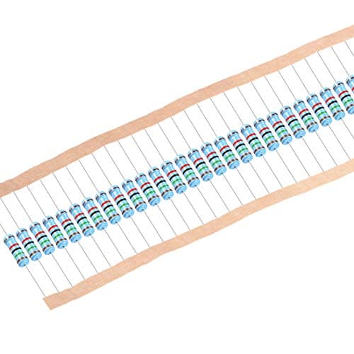 uxcell 30Pcs 15k Ohm Resistor, 2W 1% Tolerance Metal Film Resistors, Lead, 5 Bands for DIY Electronic Projects and Experiments