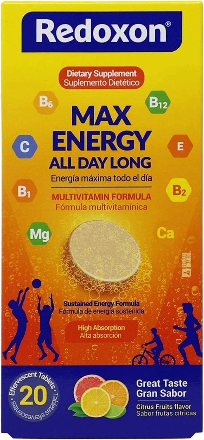 Redoxon Max Energy Citrus Flavor Effervescent Tablets for Adults