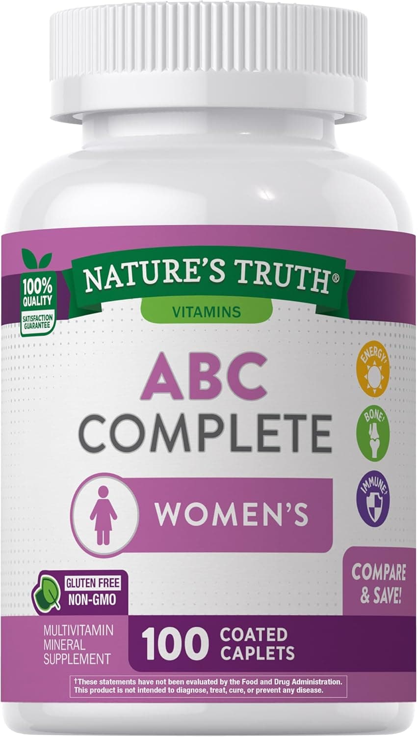 Women's Multivitamin Coated Caplets, 100 Count