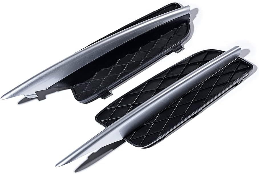 Anzios Compatible Lower Bumper Grille for BMW X5 E70 2007-2010 - Matte Black and Silver