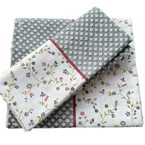 Cotton Summer Topsheet Single Bed Set of 2, 300 TC Soft Odhne Wali Chaddar, Lightweight Breathable (Grey_Pack of 2)