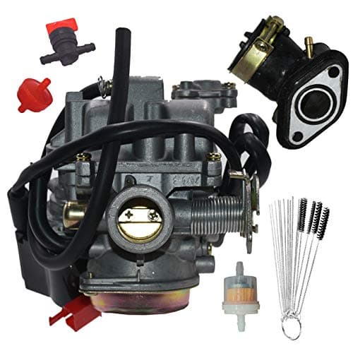 Carbman Carburetor for GY6 Scooter 49CC 50CC ATV Quad Dirt Bike for 4 Stroke GY6 Engines 139QMB 139QMA 50QT PD18J Carb